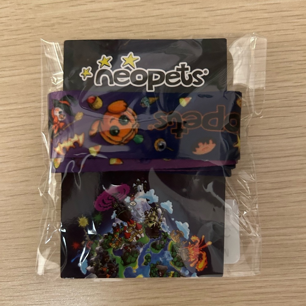 Neopets halloween lanyard